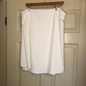 Tuckernuck A-line shape, relaxed fit, long sleeve sand off the shoulder